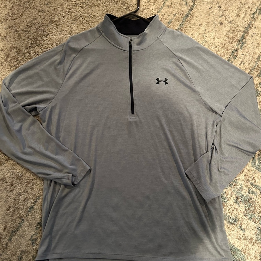 Under Armour Gray Quarter-Zip Pullover
